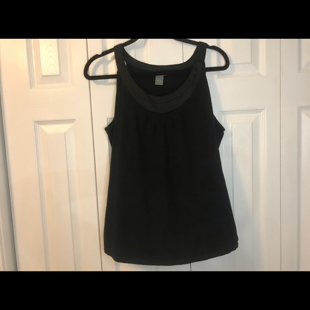 Ann Taylor L Black Tank